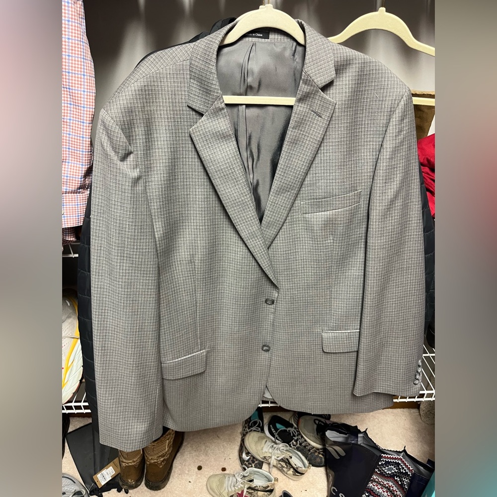 Grey sport coat